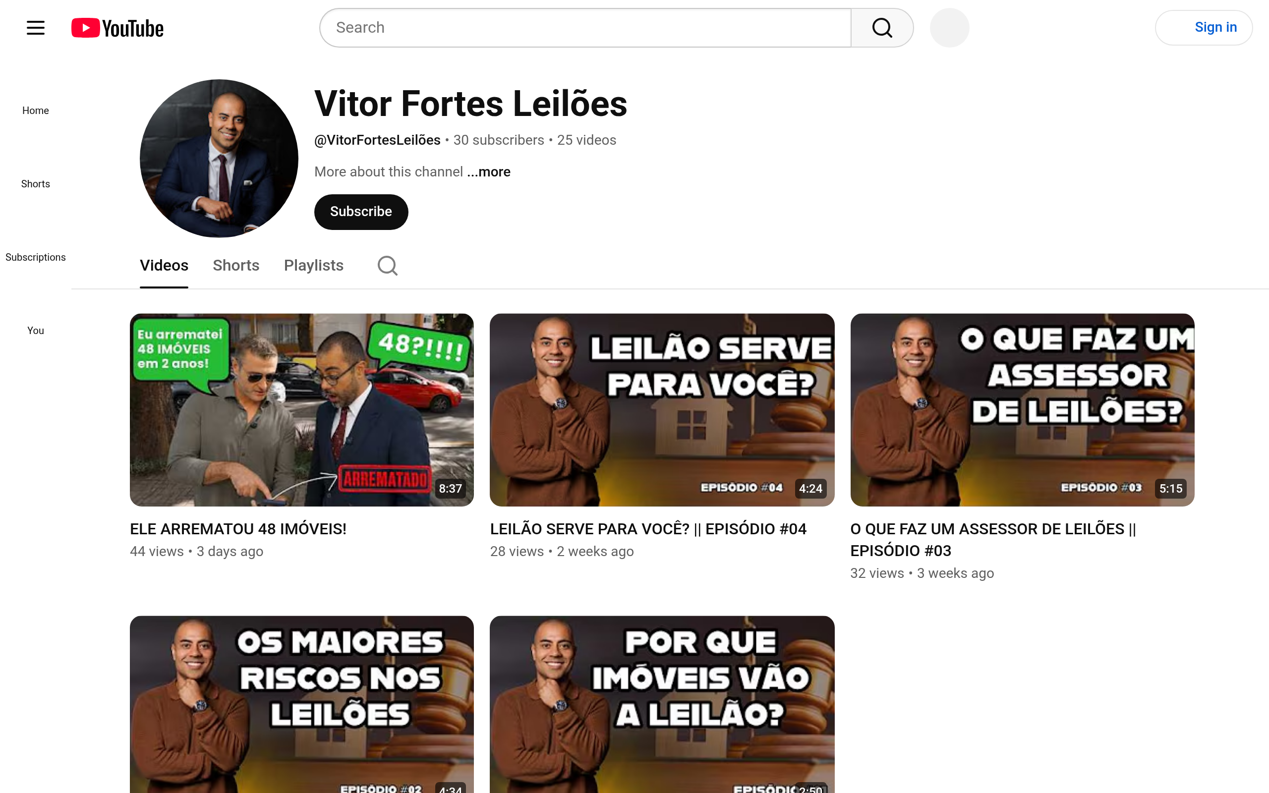 vitor fortes youtube canal